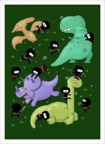 Ninjas vs. Dinosaurs