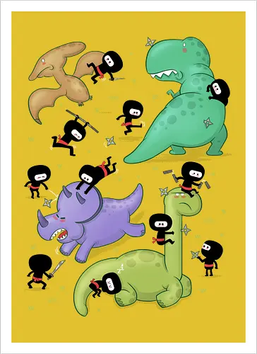 Ninjas vs. Dinosaurs