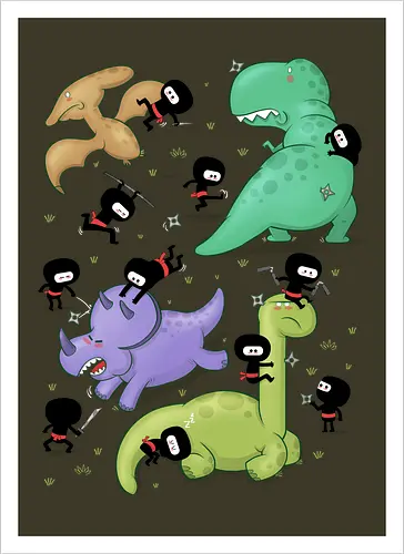 Ninjas vs. Dinosaurs