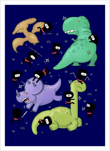 Ninjas vs. Dinosaurs