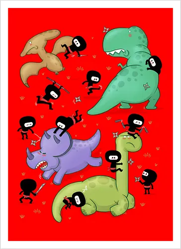 Ninjas vs. Dinosaurs