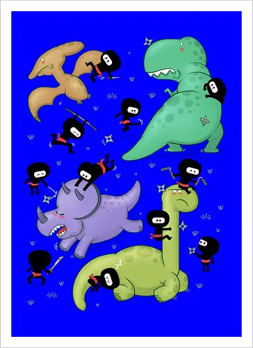 Ninjas vs. Dinosaurs