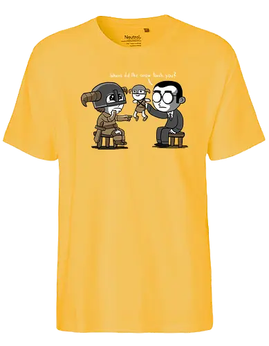 Knee Trouble - rpg, gaming, knee, fun, psychologe, arrow to the knee, meme, arrow, RPG - Fairtrade T-Shirt