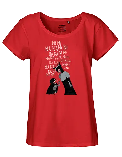 The knights wo say... - monthy python, bat, man, ritter, comic, knight, dark - Fairtrade Girl Shirt