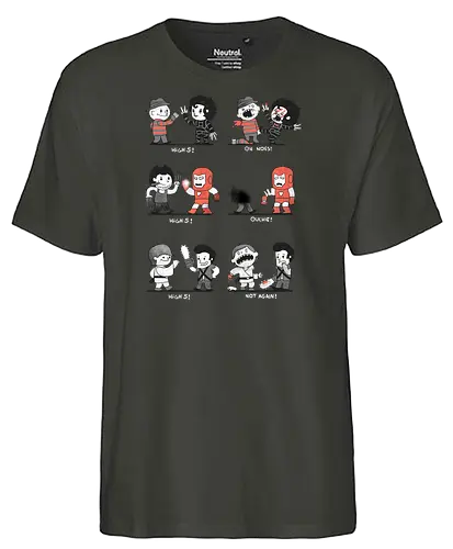 Some people shouldn't high 5 - freddy, iron man, edward, luke - Fairtrade T-Shirt