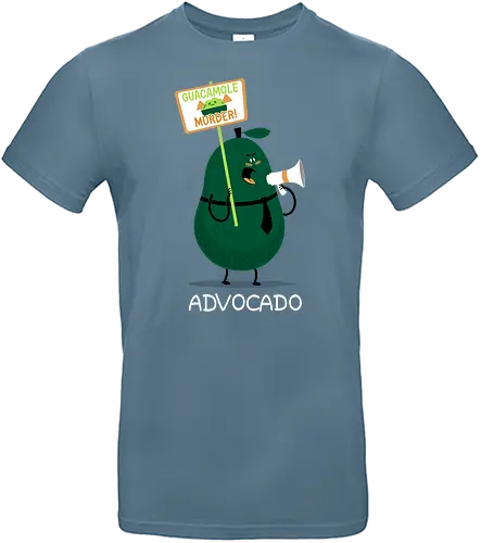 Advocado - avocado, protest, guacamole, advokat, plädoyer - Standard T-Shirt