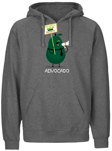 Advocado - avocado, protest, guacamole, advokat, plädoyer - Fairtrade Hoodie