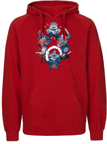 League of Adventures - rpg, roleplay, rollenspiel, fantasy, pen and paper, krieger, barde, zwerg, bogenschütze, zauberer, dieb - Fairtrade Hoodie