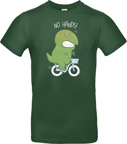 T-Rex tries biking