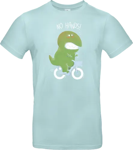 T-Rex tries biking