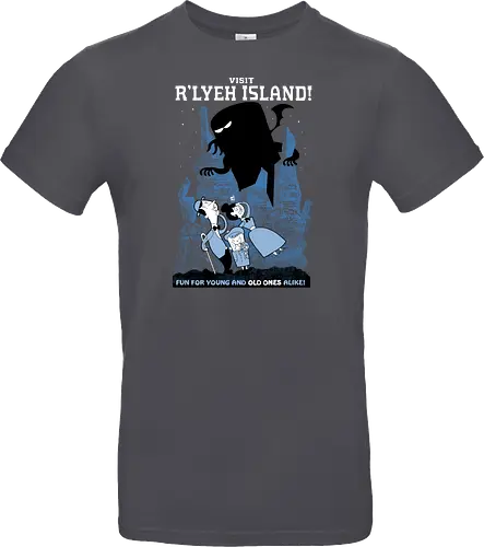 Visit R'lyeh Island - cthulhu, call of cthulhu, monster, fantasy, Old oConsole - Standard T-Shirt