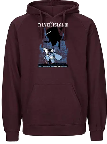 Visit R'lyeh Island - cthulhu, call of cthulhu, monster, fantasy, Old oConsole - Fairtrade Hoodie