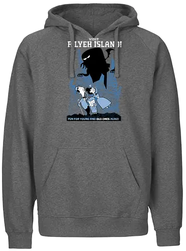 Visit R'lyeh Island - cthulhu, call of cthulhu, monster, fantasy, Old oConsole - Fairtrade Hoodie