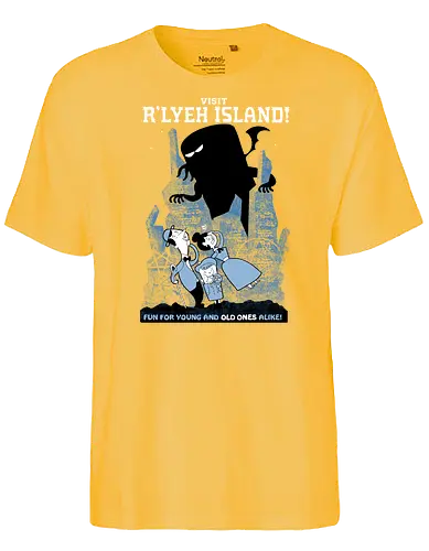 Visit R'lyeh Island - cthulhu, call of cthulhu, monster, fantasy, Old oConsole - Fairtrade T-Shirt