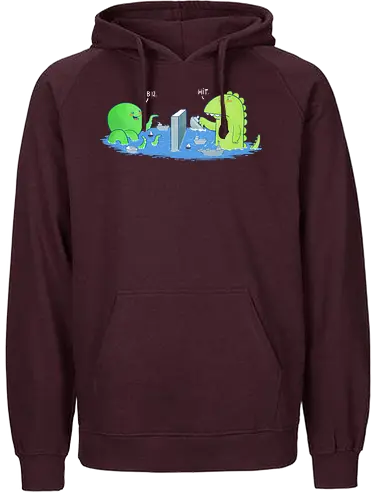 You Sunk My Navy - monster, bath, Schiffeversenken, Badewanne - Fairtrade Hoodie