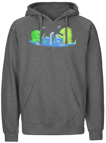 You Sunk My Navy - monster, bath, Schiffeversenken, Badewanne - Fairtrade Hoodie
