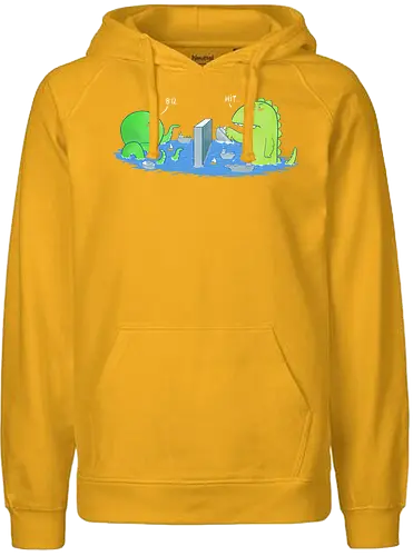 You Sunk My Navy - monster, bath, Schiffeversenken, Badewanne - Fairtrade Hoodie