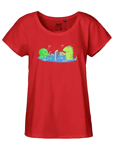 You Sunk My Navy - monster, bath, Schiffeversenken, Badewanne - Fairtrade Girl Shirt