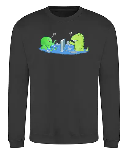 You Sunk My Navy - monster, bath, Schiffeversenken, Badewanne - Sweatshirt