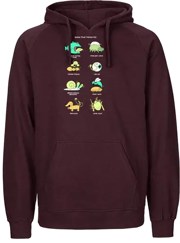 Know your Parasite - tiere, parasit, comic, fun - Fairtrade Hoodie