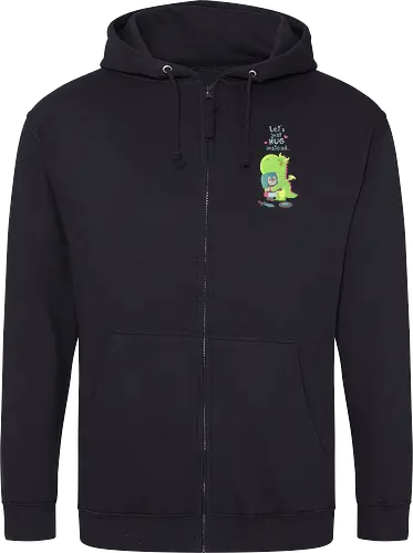 Let's just hug - dragon, hug, knight, fantasy, rpg, love, friendship, liebe, umarmung, freundschaft - Hoodie Jacke