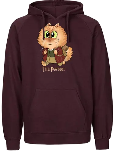 The Pawbbit - Pawbit, mashup, katze, cat, fantasy, journey, adventure, film, literatur - Fairtrade Hoodie