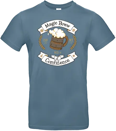 Beer - brew of confidence - magic, beer, bier, Gebräu, rpg, pen and paper, fantasy - Standard T-Shirt