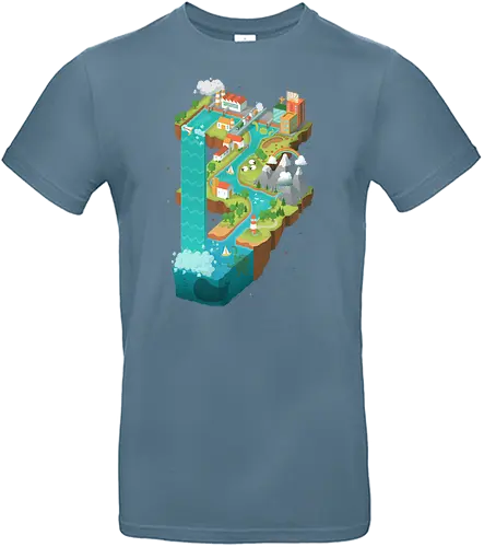 Perpetual World - Pertpetuum, Stairs, MC Escher, art, kunst, print - Standard T-Shirt
