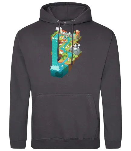 Perpetual World - Pertpetuum, Stairs, MC Escher, art, kunst, print - Standard Hoodie