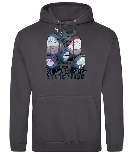 The Shaw Shark Redemption - movie, mashup, fun, Shawshank Redemption, film, king, shark, stephen king, Prison - Standard Hoodie