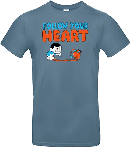 Follow Your Heart - fun, Follow, Gore, Autsch, heart - Standard T-Shirt