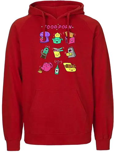 Food Porn - food, porn, essen, spicy, hot - Fairtrade Hoodie