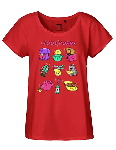 Food Porn - food, porn, essen, spicy, hot - Fairtrade Girl Shirt