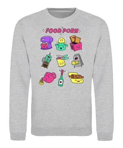 Food Porn - food, porn, essen, spicy, hot - Sweatshirt