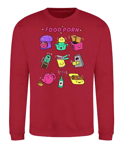 Food Porn - food, porn, essen, spicy, hot - Sweatshirt