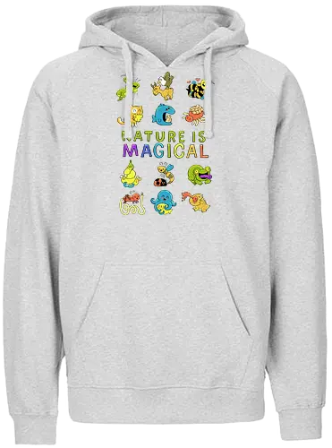 Nature is magical - natur, magie, magisch, animals, tiere - Fairtrade Hoodie