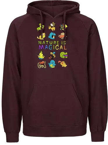 Nature is magical - natur, magie, magisch, animals, tiere - Fairtrade Hoodie