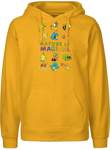 Nature is magical - natur, magie, magisch, animals, tiere - Fairtrade Hoodie