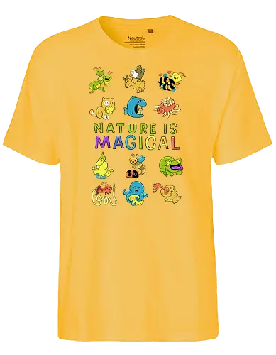 Nature is magical - natur, magie, magisch, animals, tiere - Fairtrade T-Shirt