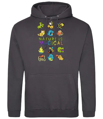 Nature is magical - natur, magie, magisch, animals, tiere - Standard Hoodie