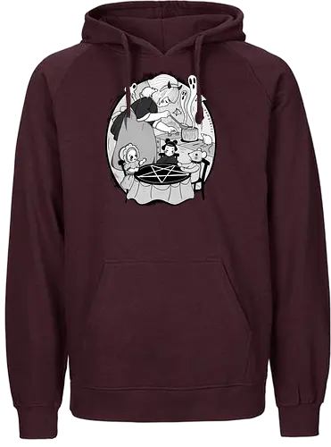 Toys - evil, Toys, puppet, teddy, pentagram, dark, gothic, Spells - Fairtrade Hoodie
