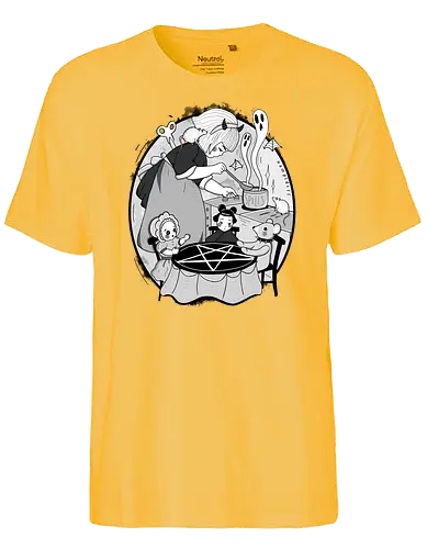 Toys - evil, Toys, puppet, teddy, pentagram, dark, gothic, Spells - Fairtrade T-Shirt