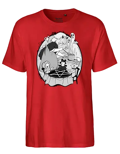 Toys - evil, Toys, puppet, teddy, pentagram, dark, gothic, Spells - Fairtrade T-Shirt