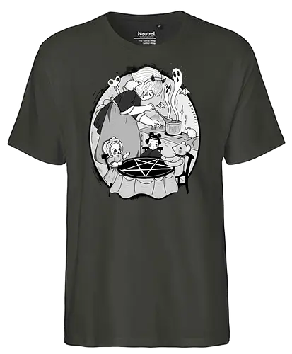 Toys - evil, Toys, puppet, teddy, pentagram, dark, gothic, Spells - Fairtrade T-Shirt