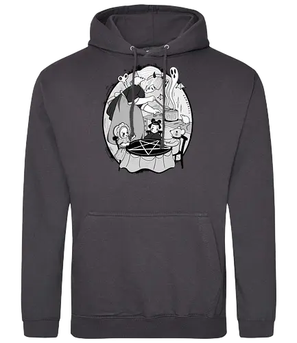 Toys - evil, Toys, puppet, teddy, pentagram, dark, gothic, Spells - Standard Hoodie
