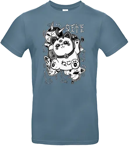 Maneki Yokai - maneki neko, katze, lucky cat, yokai, demon - Standard T-Shirt