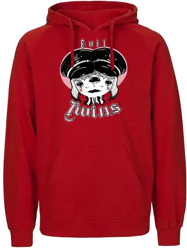 Evil Twins - twins, Zwillinge, evil, ouija, love, Hate - Fairtrade Hoodie