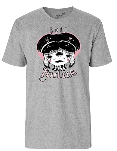 Evil Twins - twins, Zwillinge, evil, ouija, love, Hate - Fairtrade T-Shirt