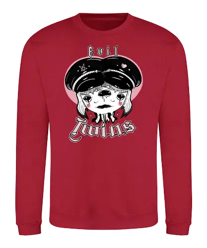 Evil Twins - twins, Zwillinge, evil, ouija, love, Hate - Sweatshirt