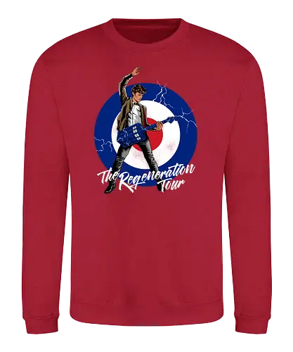 11th Doctor - dr who, Doctor, bbc, dalek, tardis, 11th doctor, guitar, gitarre, music, musik, band - Sweatshirt